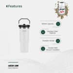 بطری وکیوم تیبلر 900 میلی لیتر گرین Green Vacuum Tumbler Bottle